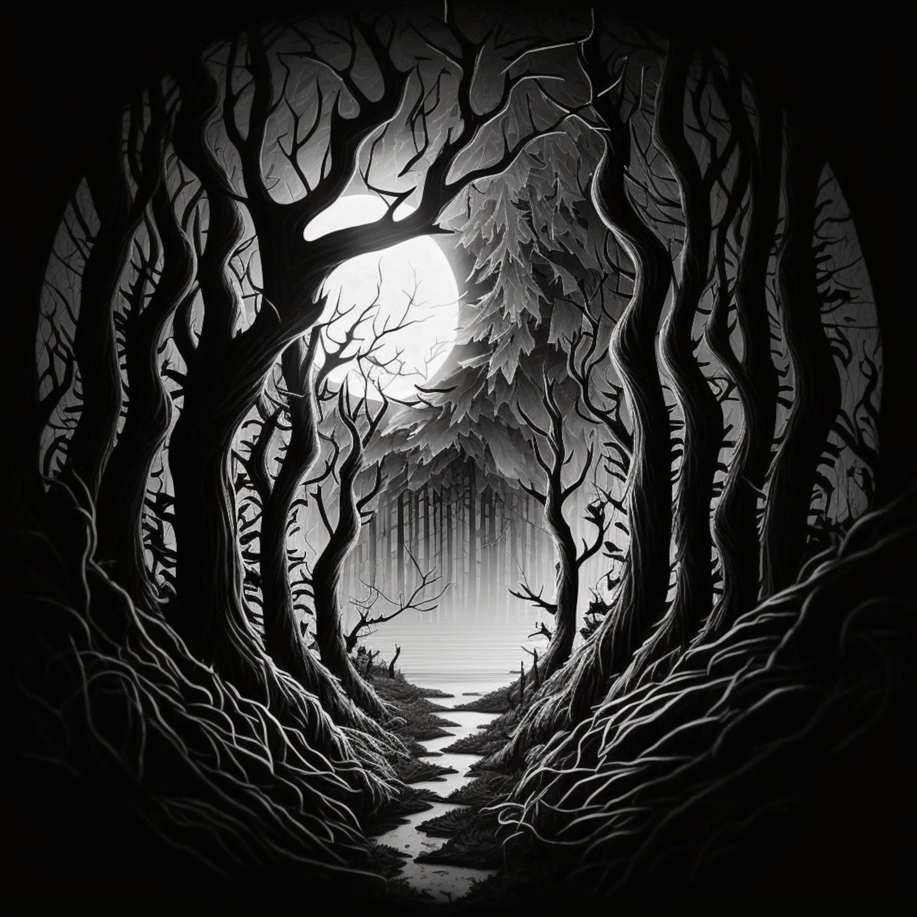 Tim Burton Skog Tegning The Art Of Tim Burton — TIM BURTON