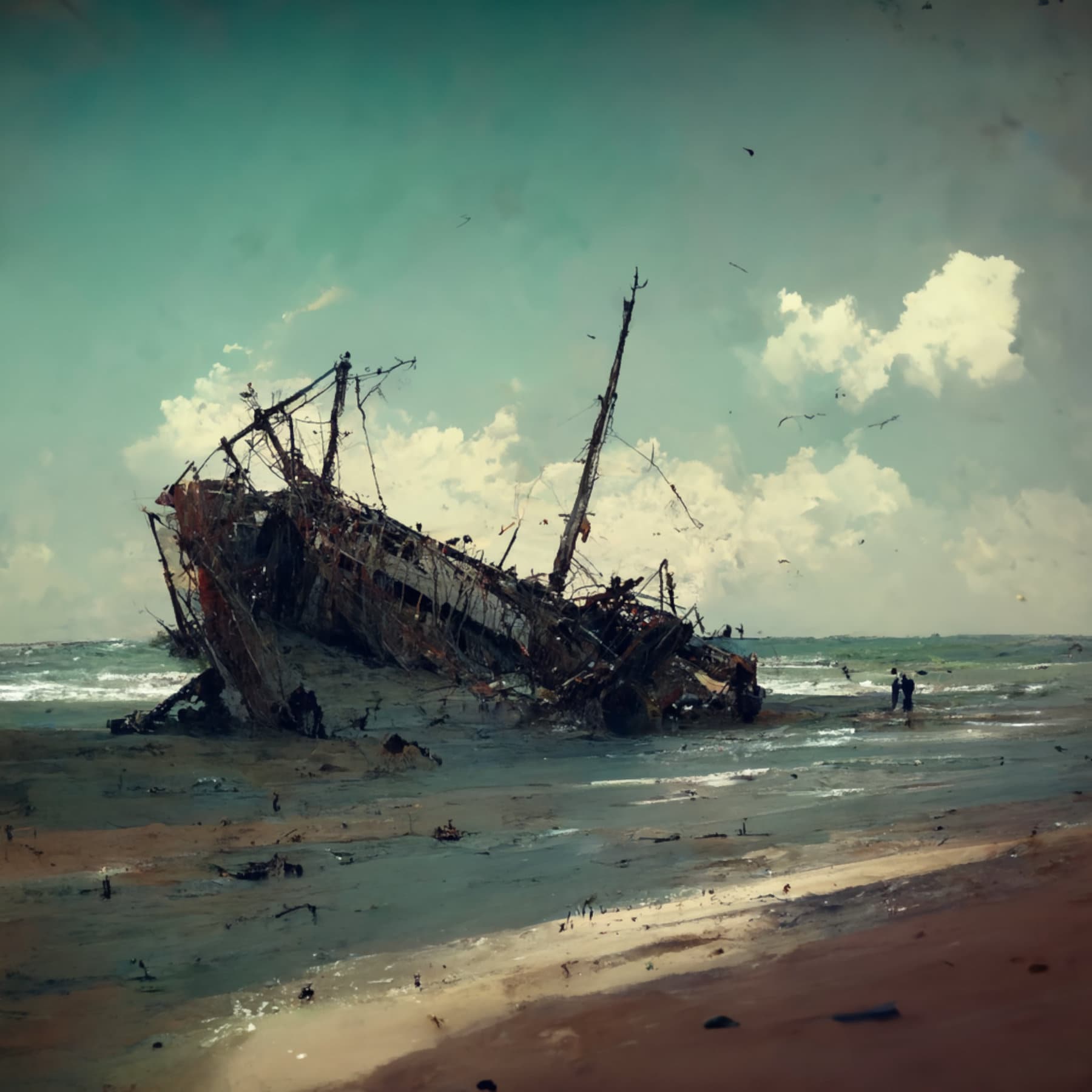 Ship Wreck, Painting By Giorgio Gosti Artmajeur, 59% OFF
