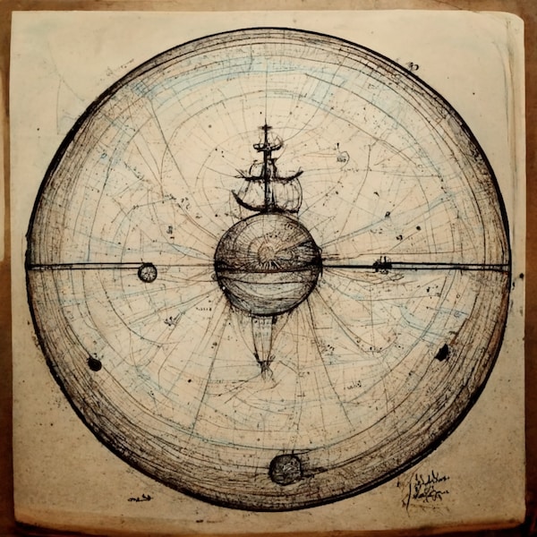 Vintage nautical navigation/astronomy digital background paper / junk journal / scrapbooking / cardmaking / maps /  charts / maritime