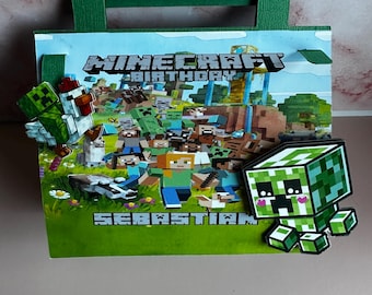 Custom Gamer Birthday Party Favor: Coloring Activity Kit