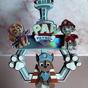 Super Pups Layered 3D Cake Topper