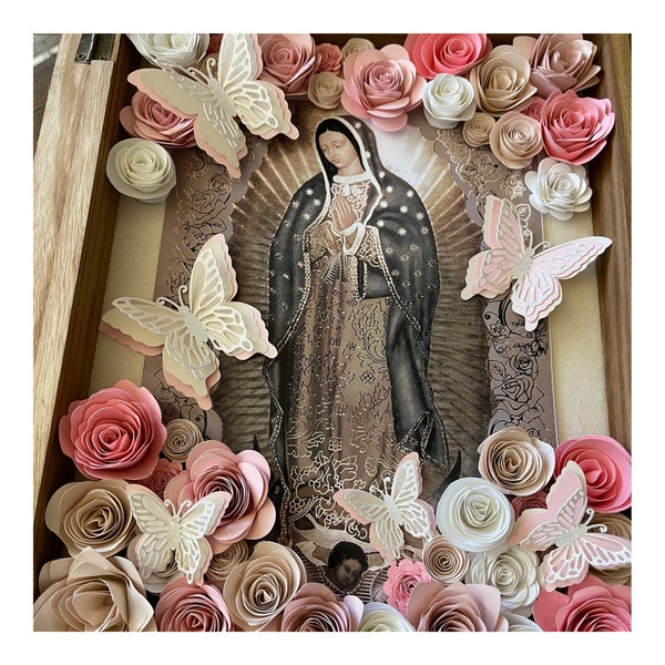 Virgin Mary Shadow Box