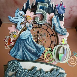 Princess Cindy Castle 3D Cake Topper