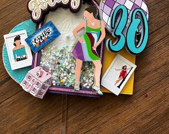 Going on 30 Shaker 3D Cake Topper