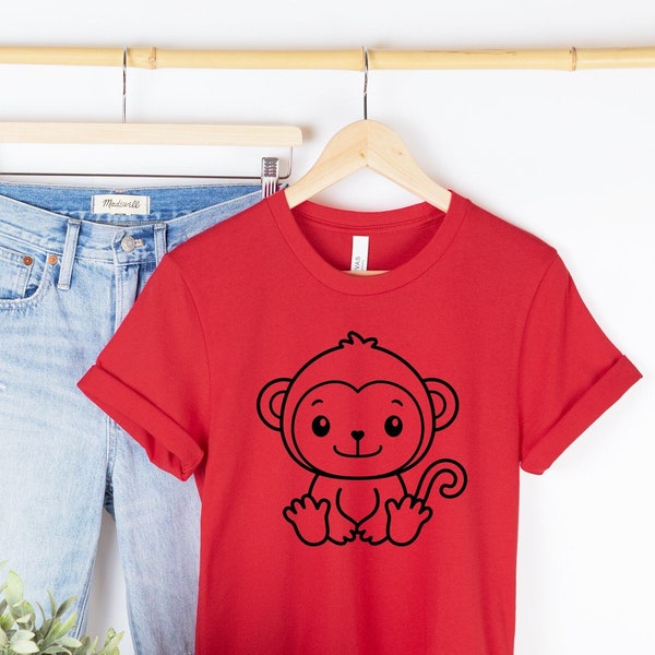 Monkey Print Baby & Kids Super Comfortable T-shirt