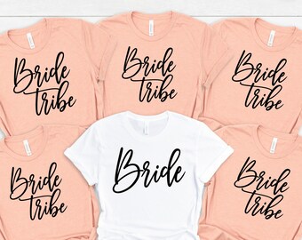 Bride Tribe Shirt, Bride Shirt, Bridal Party Shirt, Bachelorette Shirt, Bridal Shirt, Bridesmaid Shirt, Wedding Gift, Bridal Gift #253