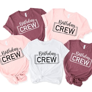 Birthday Crew Shirts, Birthday Group Shirts, Birthday Team Shirt, Birthday Party Shirts, Birthday Girl T-shirt, Birthday Gifts #231