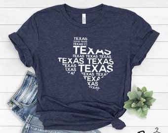 Texas Shirt, Texas Map Shirt, Texas Cities Shirt, Texas Home Shirt, Texas State Tees, Texas Lover Shirt, Gift For Texas Shirt