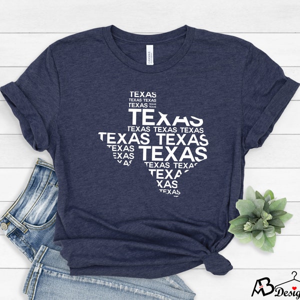 Texas Shirt, Texas Map Shirt, Texas Cities Shirt, Texas Home Shirt, Texas State Tees, Texas Lover Shirt, Gift For Texas Shirt