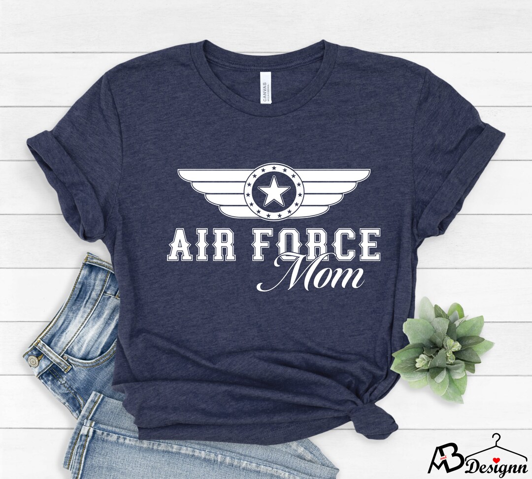 thumbnail image 2 of Proud Became Air Force Mom, Proud Air Force Mom, Gift For Military Mothers, Custom Name On Dogtag 2 of 9