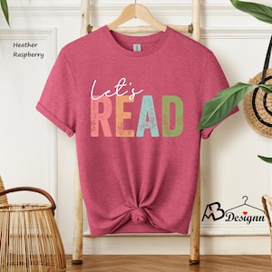 Let's Read Shirt, Book Shirt, Reading Shirt, Book Lover Shirt, Read Shirt, Librarian Gift, Teacher Shirt, Book Nerd Shirt, Reading Gift bild 6