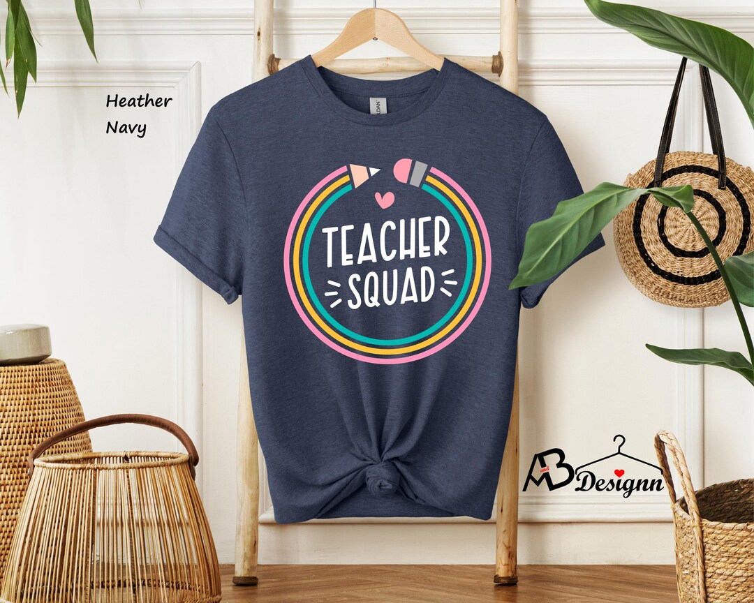 Teacher Squad Shirt, Teacher Crew Shirt, Gift for Teacher, Back to ...