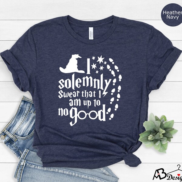 I Solemnly Swear that I am up to no Good T-shirt, Wizard Shirt, Family Vacation Shirt, Personalized Wizard Shirt, Matching Shirt, Wizard Tee