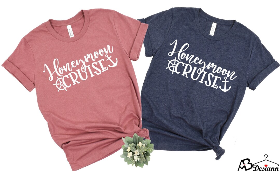 Honeymoon Shirt, Honeymoon Cruise Shirt, Bridal Shower Gift, Wedding ...