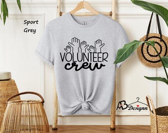 Volunteer Shirt, Volunteer Crew Shirt, Helping Hands Shirt, School Volunteers Shirt, Gift For Her, Gift For Him, Volunteer Gift,School Staff