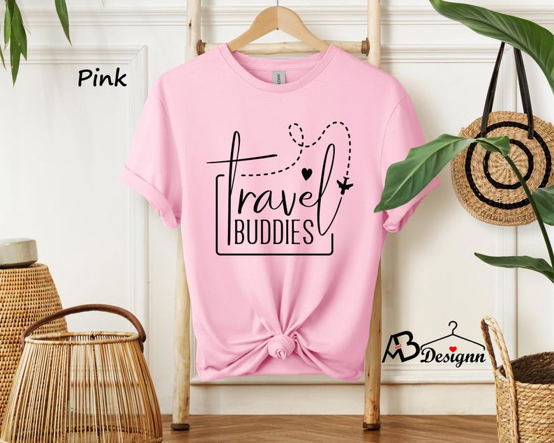 Travel Buddies Shirt, Travelers Shirt, Vacation Shirts, Adventure Shirt, Travel Buddies Gift, Matching Travel Shirt, Travel Lover Shirt Bild 8