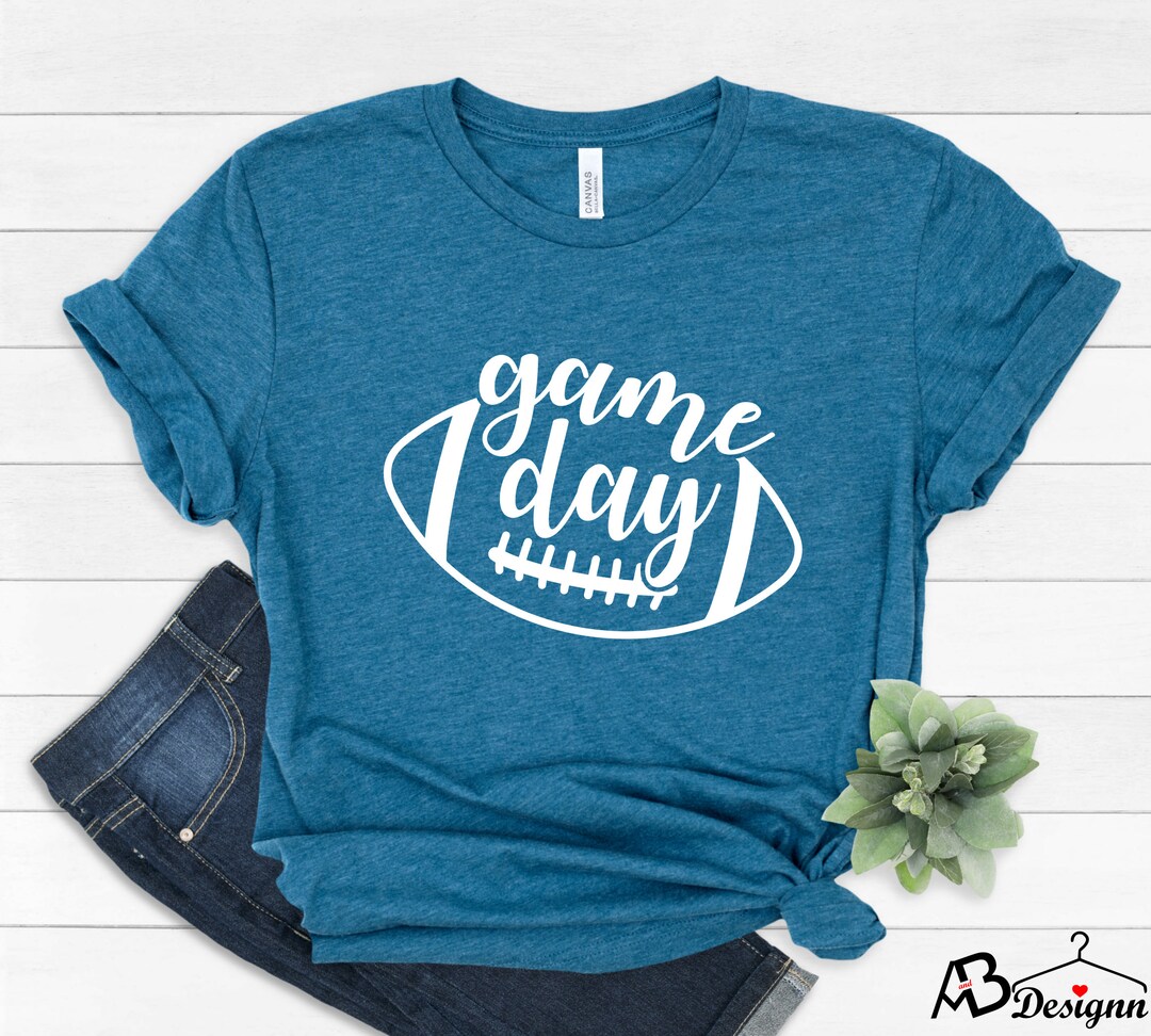 Football Is My Favorite Season T-Shirt For Women - Soft Game Day Tee - View #6