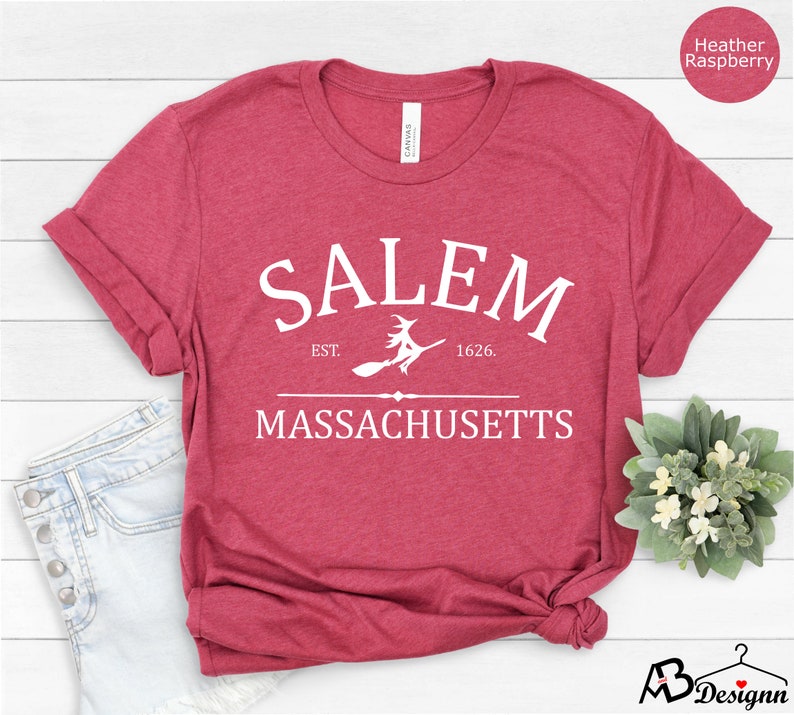 Salem Massachusetts Shirt,Salem Shirt,Halloween Shirt,Salem Witch Shirt,Hocus Pocus Shirt,Witchy Shirt,Sanderson Sisters,Halloween Woman Tee image 7