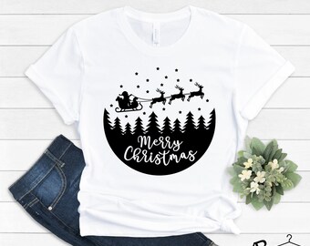 Christmas Scene Shirt, Merry Christmas Shirt, Matching Christmas Scene Shirt, Merry Christmas Shirt, Matching