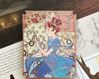 Blue Bird Beatrice Enamel Pin