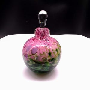 Perfume Decanter Vintage Hand Blown with Dropper 1990s