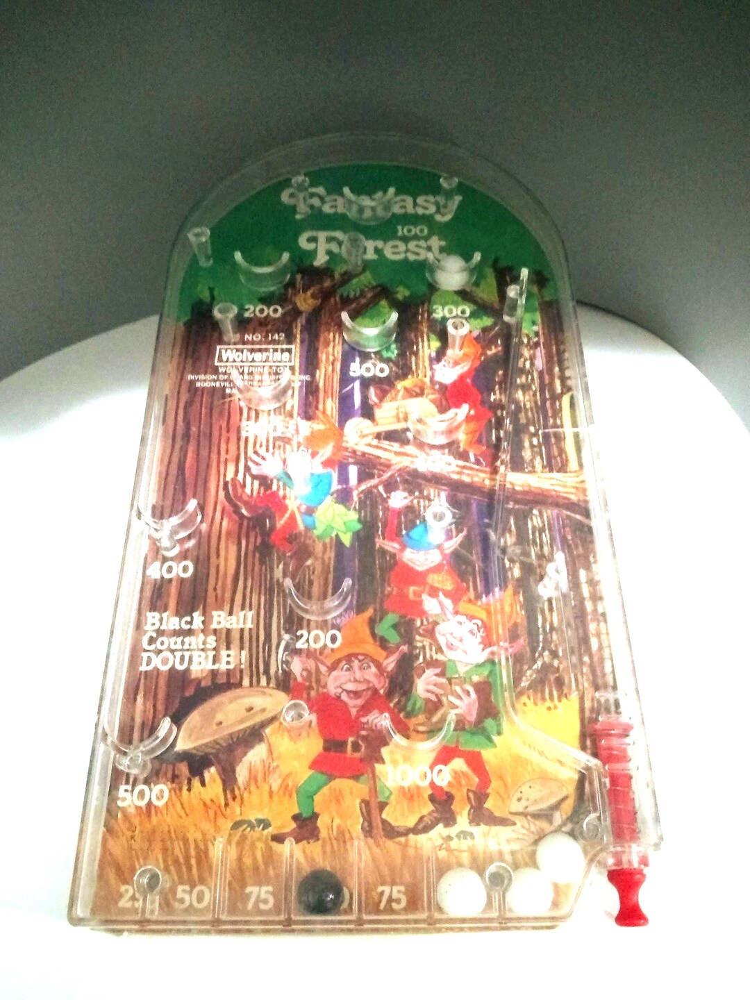 Vintage Wolverine Fantasy Forest Tabletop Pinball Game - Etsy