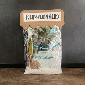 kleine Auszeit / Reise ans Meer / Kurzurlaub / Urlaub aus der Tüte / Geschenktüte / Mitbringsel / Erholung