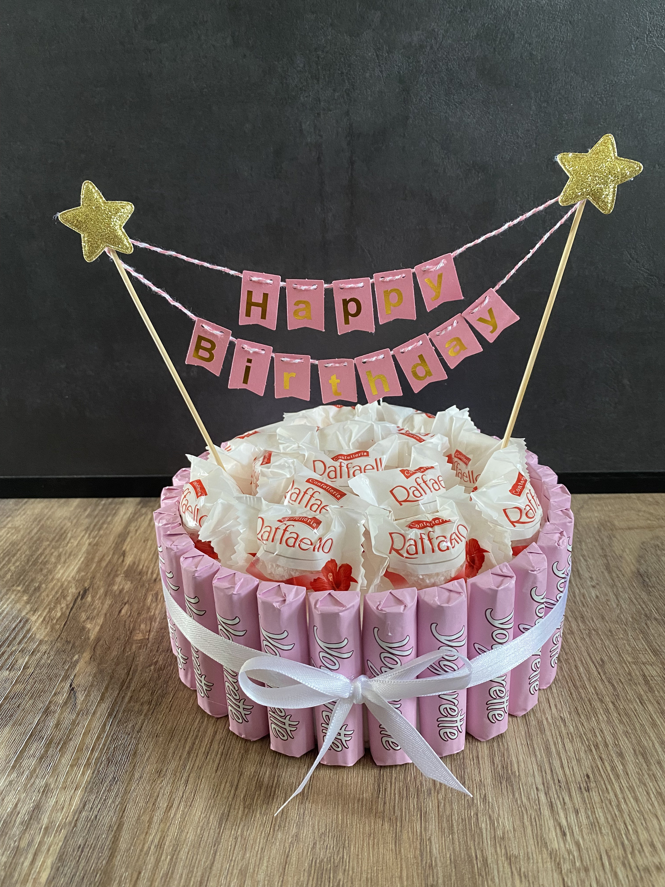 Candy Cake / Yogurette / Raffaello / Birthday / Happy Birthday / Birthday Cake / Birthday Present
