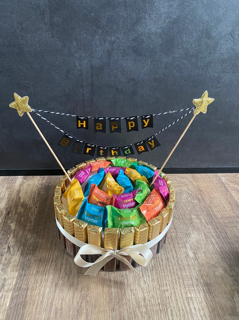 Candy cake / Merci / Mercitorte / Birthday / Happy Birthday / Birthday cake / Birthday gift image 3