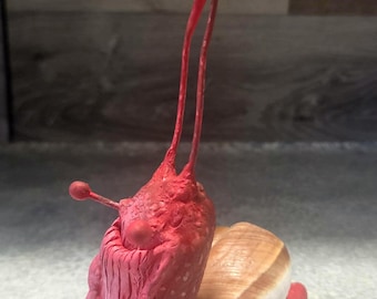 Big Snail Figurine (Red)