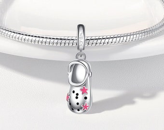 Perle de charme chaussure croco - breloque JAHN S925 - s'adapte aux bracelets à breloques Pandora - cadeaux pour elle