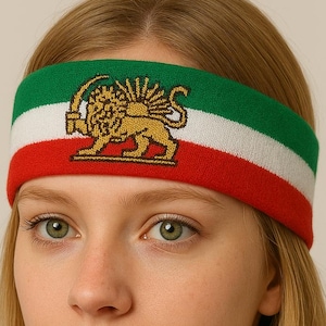 Iran Lion and Sun National Flag Headband