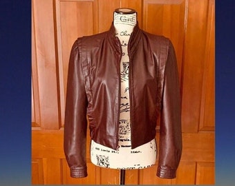 Vintage 1980s Leather Jacket