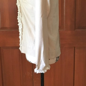 Victorian Style Sheer Ruffle Blouse image 5