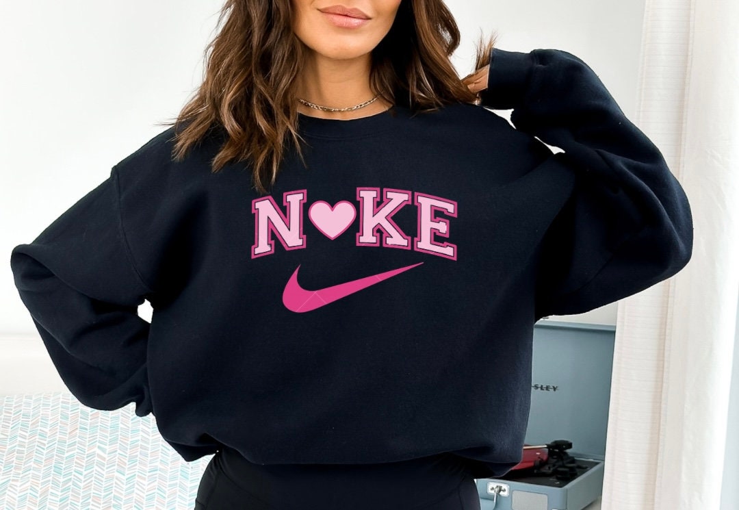 Pink vintage nike sweatshirt clearance