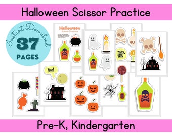 Halloween Scissor Practice