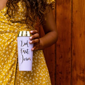 But First, Jesus | Gold Travel Mug
