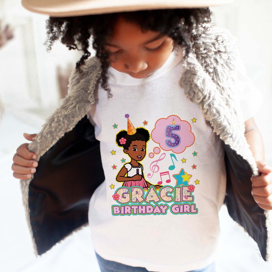 Custom Gracies Corner Birthday Tshirt Family Matching Tee Etsy