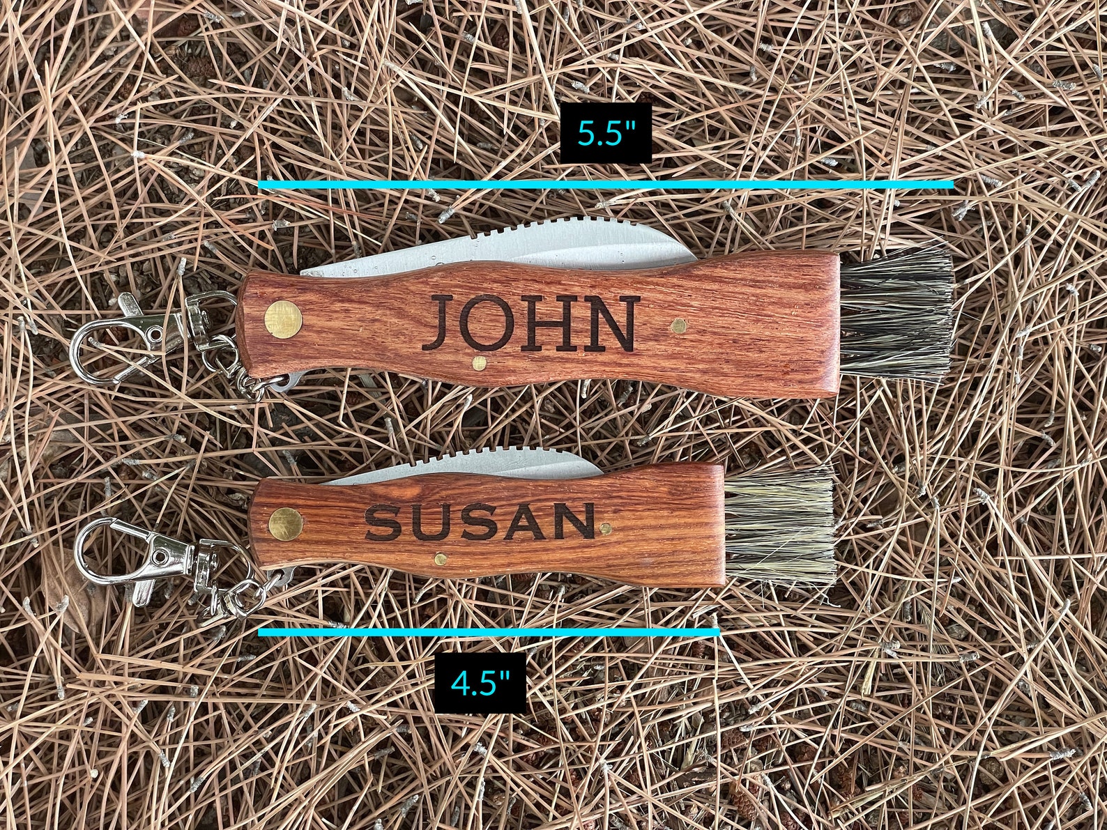 Custom Knife, Mushroom Foraging Knife, Custom Mushroom Knife, Custom Pocket Knife, Fungi