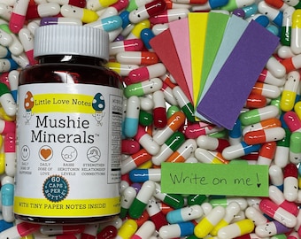 Daily Dose of Love Notes Capsules: Cute Friend Gift, Charming Friendship Gift, Friend Birthday Gift, Bestie Gifts, Work Bestie Gift