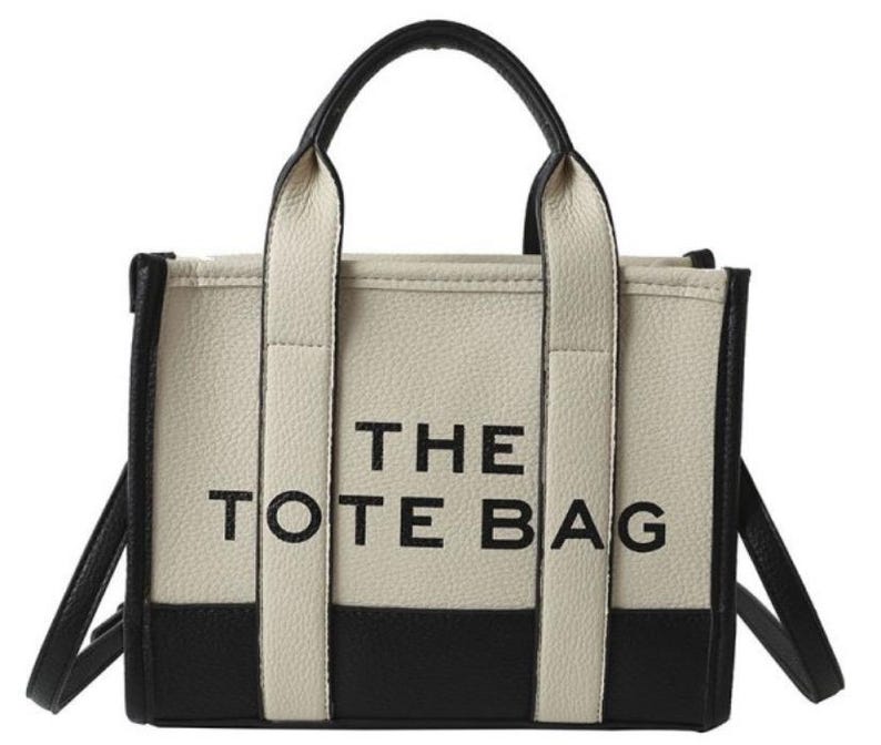 The tote bag Beige