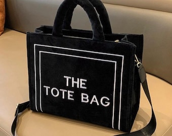 Borsa tote (grande in velluto)