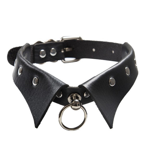 Punk Skull Rivet Leather Necklace For Women Bar Party Accessories Gothic  Rock Adjustable Collars Choker, Fashion Choker