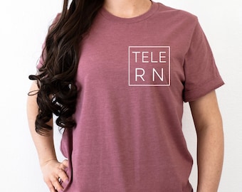 tele rn shirt | tele nurse shirt | registered nurse | telemetry nurse | nurse shirt | nurse gift | cardiac nurse shirt | nurse appreciation