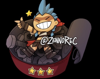 Junker Queen Glossy Stickers 6.6 cm