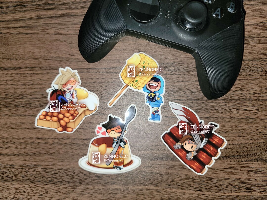Overwatch Tracer Sticker | 7.5 Cm Glossy Clear Stickers - Etsy