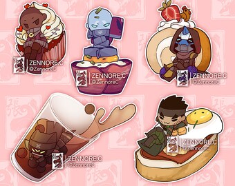 Destiny 2 Vanguard and Friends | 8 cm glossy stickers