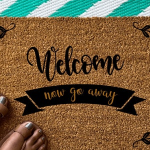 Go Away Doormat