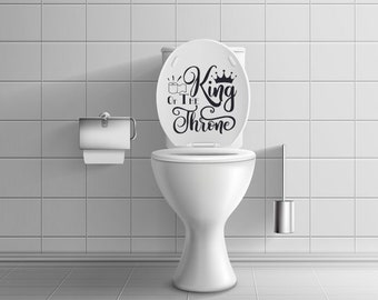 Wandtattoo WC Aufkleber WC Toilette Klo Bad Sticker Toilettendeckel Deko iPoop 