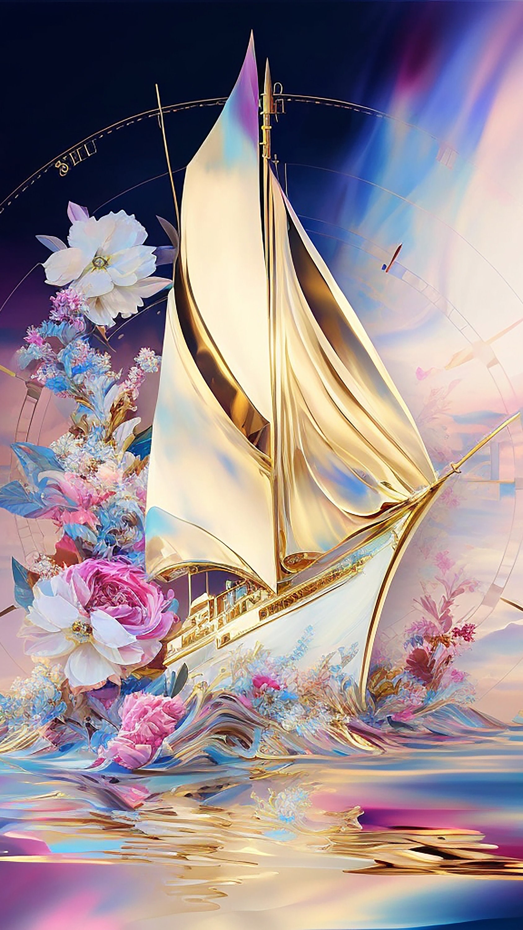Boat Wallpaper - Digital Download - Etsy